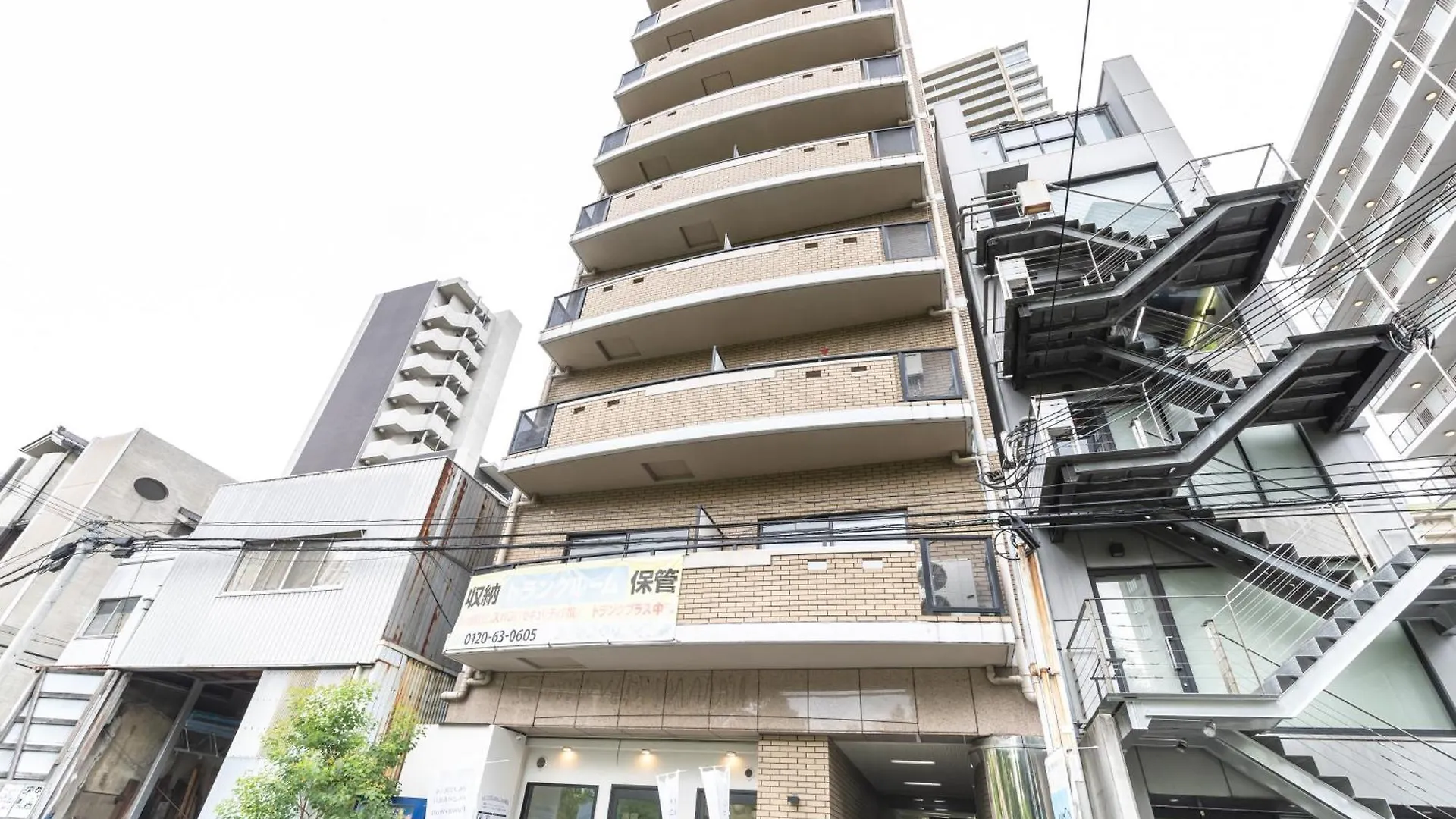 Precioso Umeda Central Osaka - Self Check-In Only Apartmán